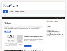 Tablet Screenshot of evanwaite.com